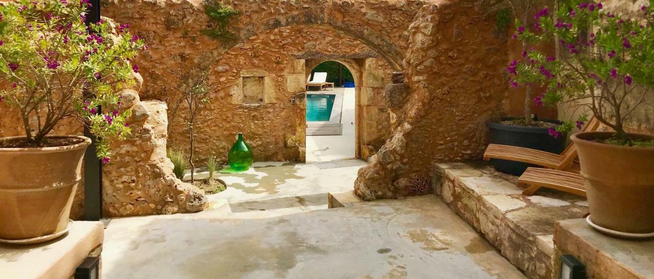 Almyrida Sands Luxury Stone Villa Xirosternion Экстерьер фото