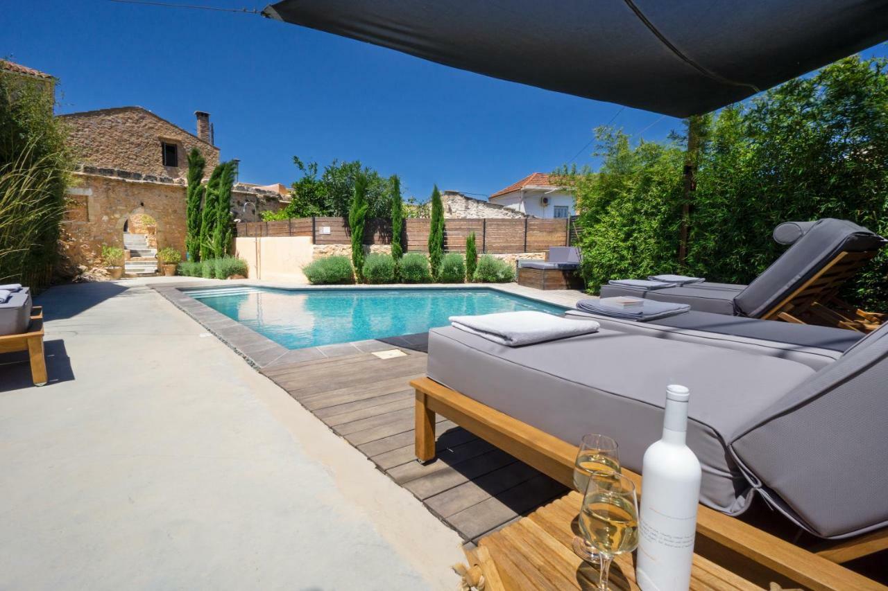 Almyrida Sands Luxury Stone Villa Xirosternion Экстерьер фото